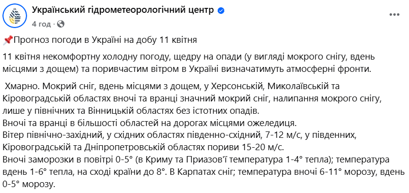 погода в Україні