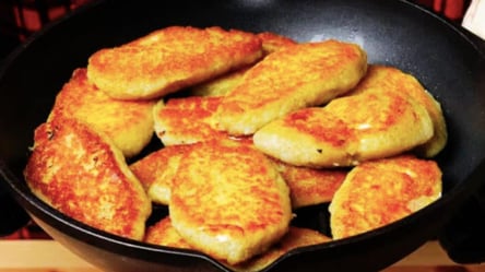 Полесские картофельники — рецепт хит № 1, понадобится сковородка - 285x160