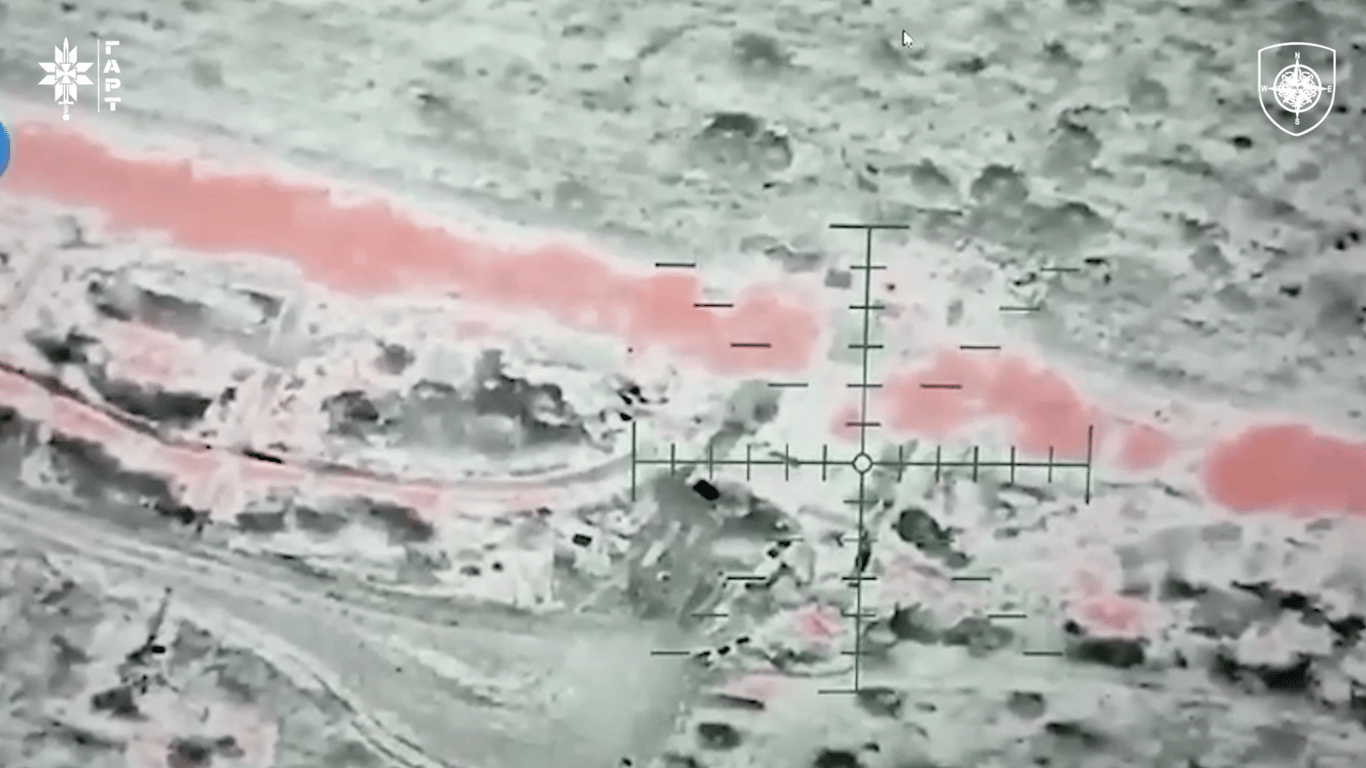 Border guards destroyed enemy targets — video