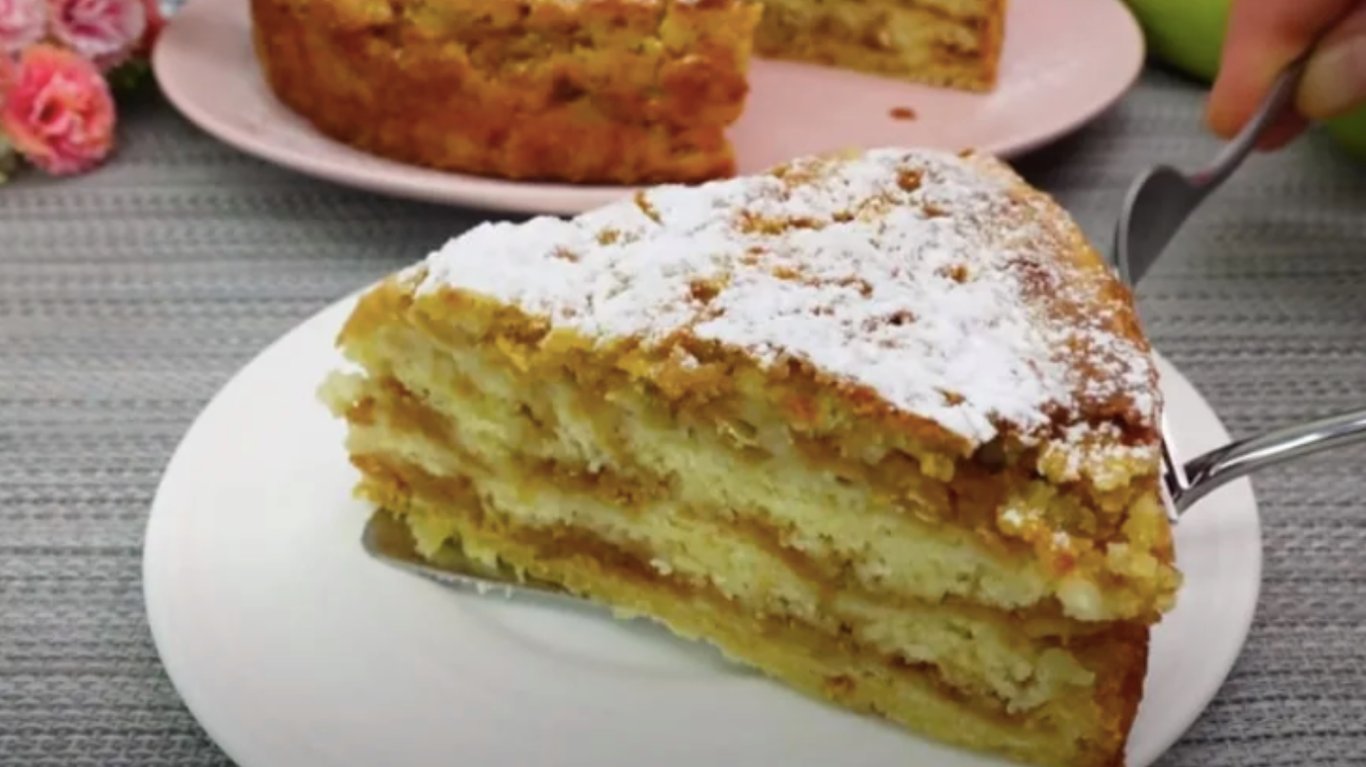 рецепт пирога з манкою