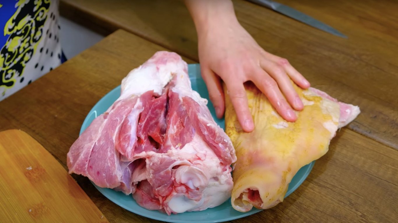 шинка зі свинячої рульки, простий рецепт замість ковбаси