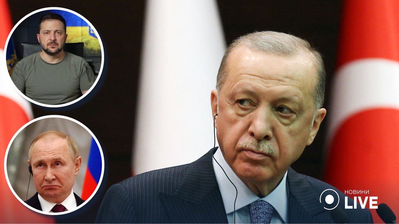 Ердоган найближчим часом проведе телефонні переговори із Зеленським і путіним