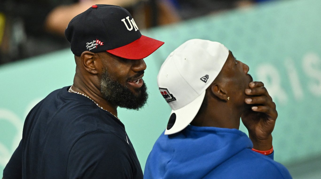 Леброн Джеймс и Эдрис Адебайо