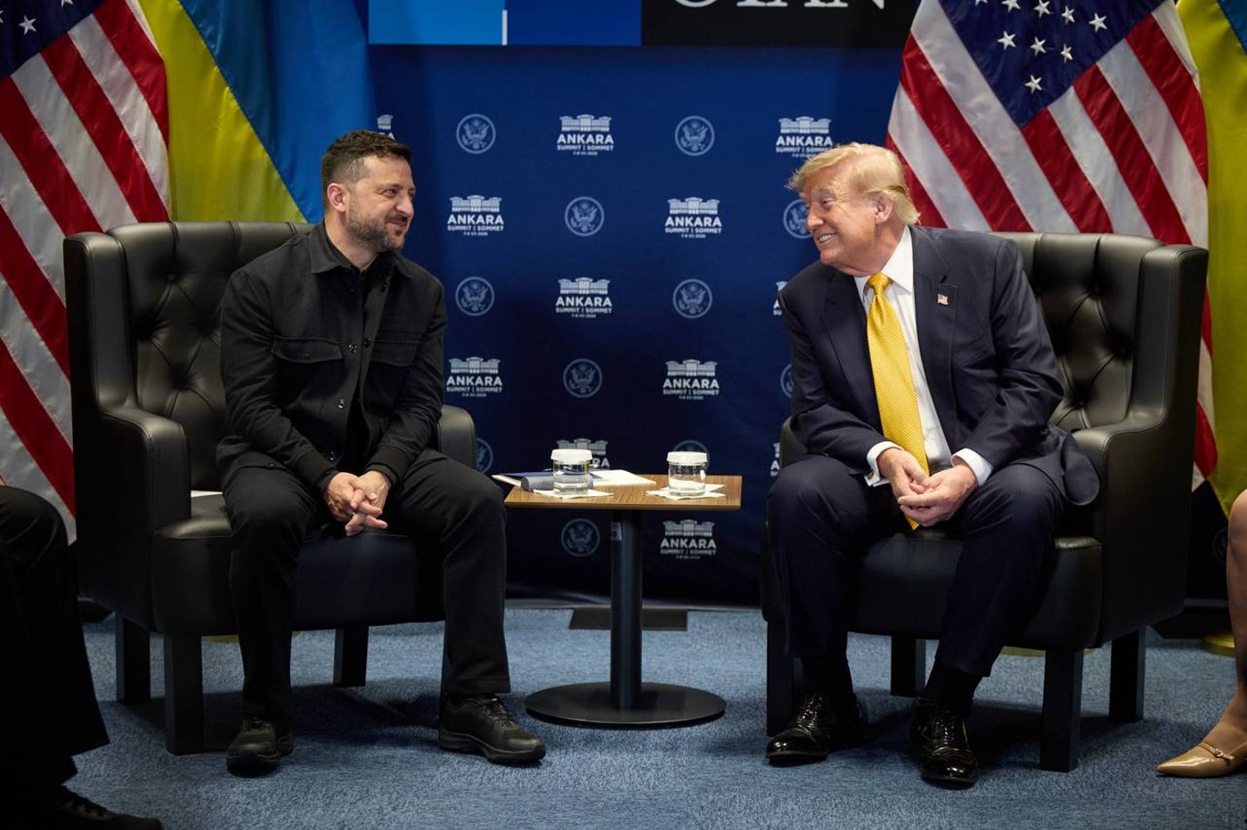 Зеленський і Трамп в Анкарі