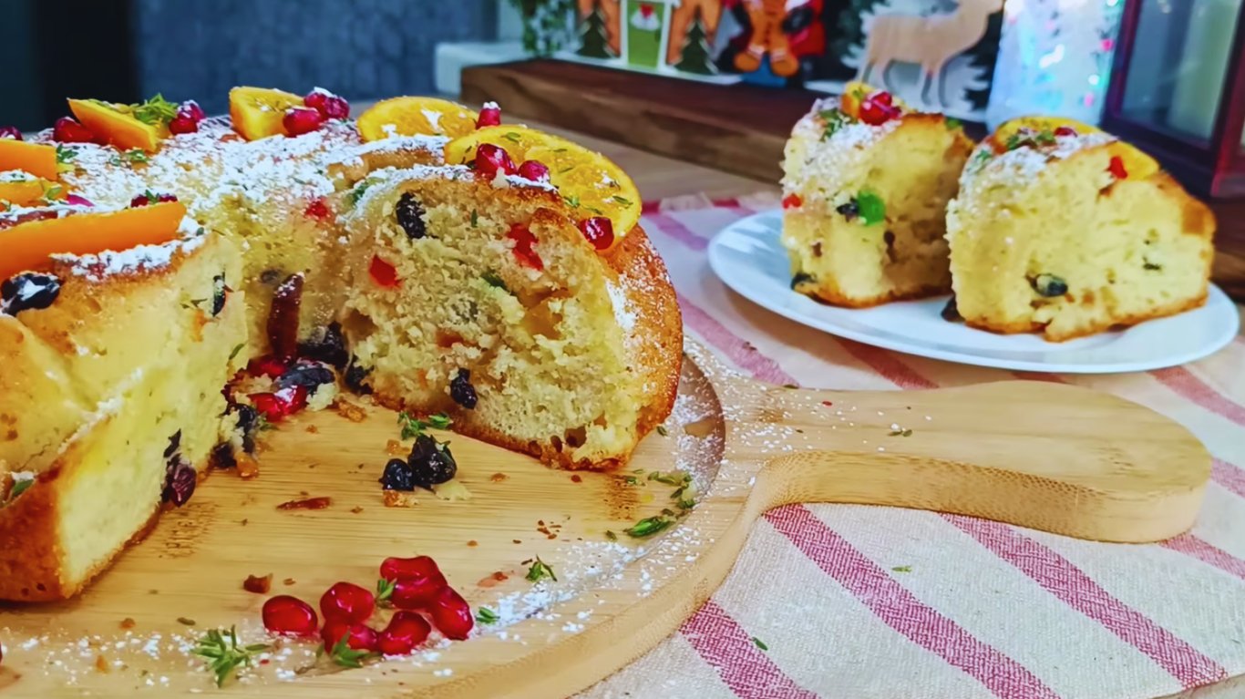 рецепт смачного кексу з сухофруктами