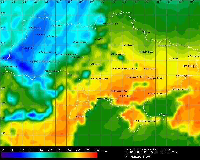 Погода в Україні 6 липня