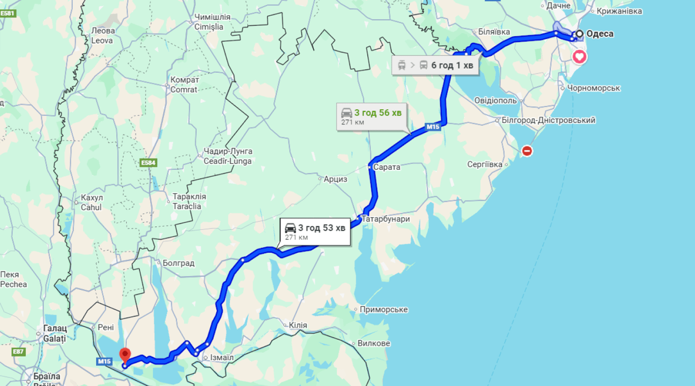 Затори до Орлівки 11 листопада