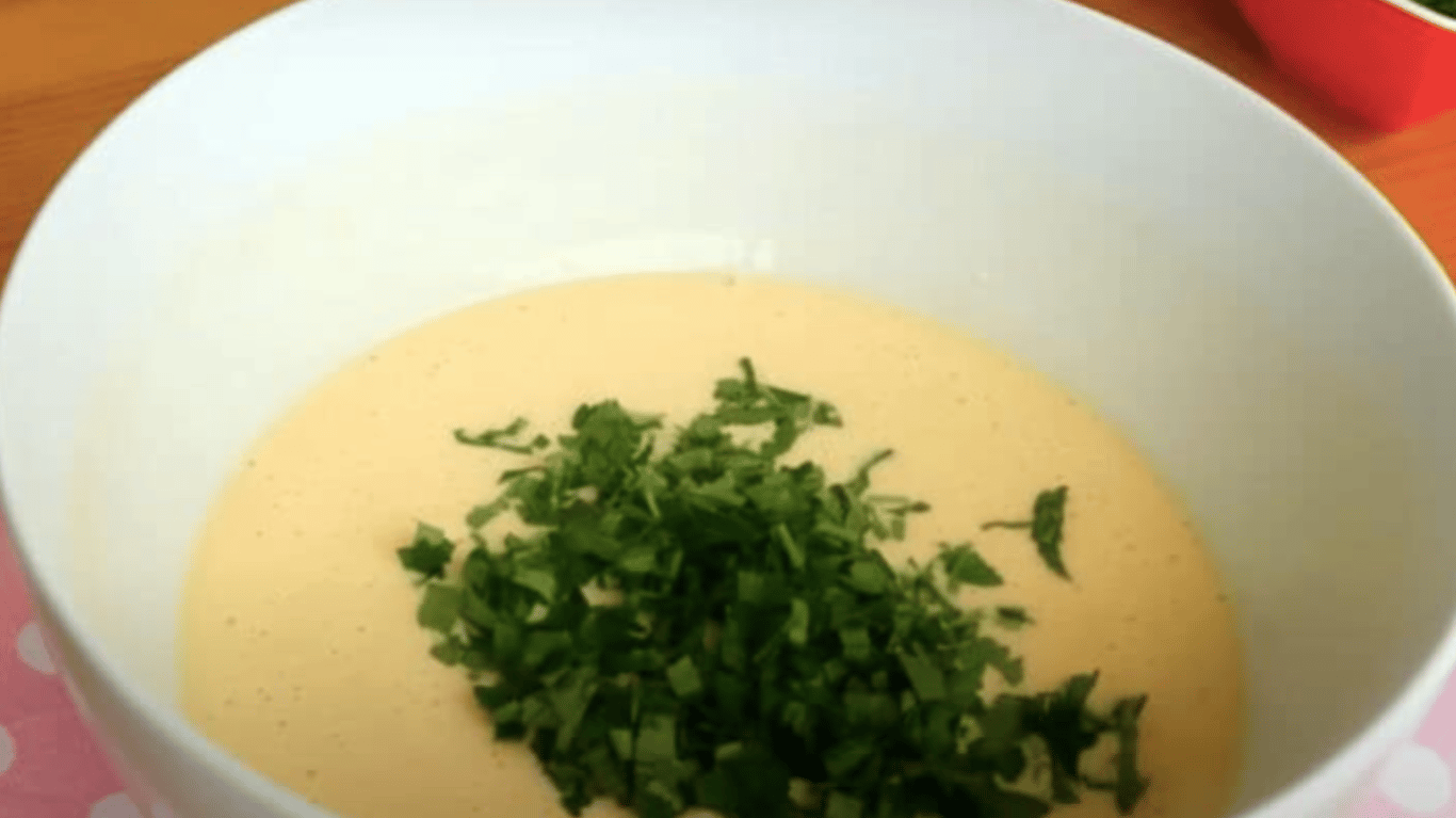 млинці с зеленню 