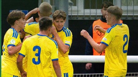 Сборная Украины U-19 начала выступление на Евро-2026 с уверенной победы над Хорватией - 285x160