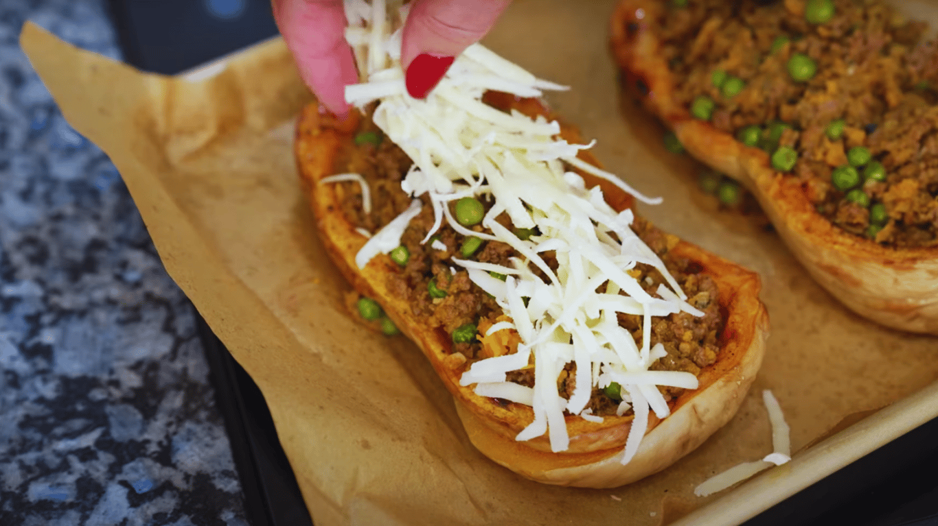 рецепт гарбуза з фаршем