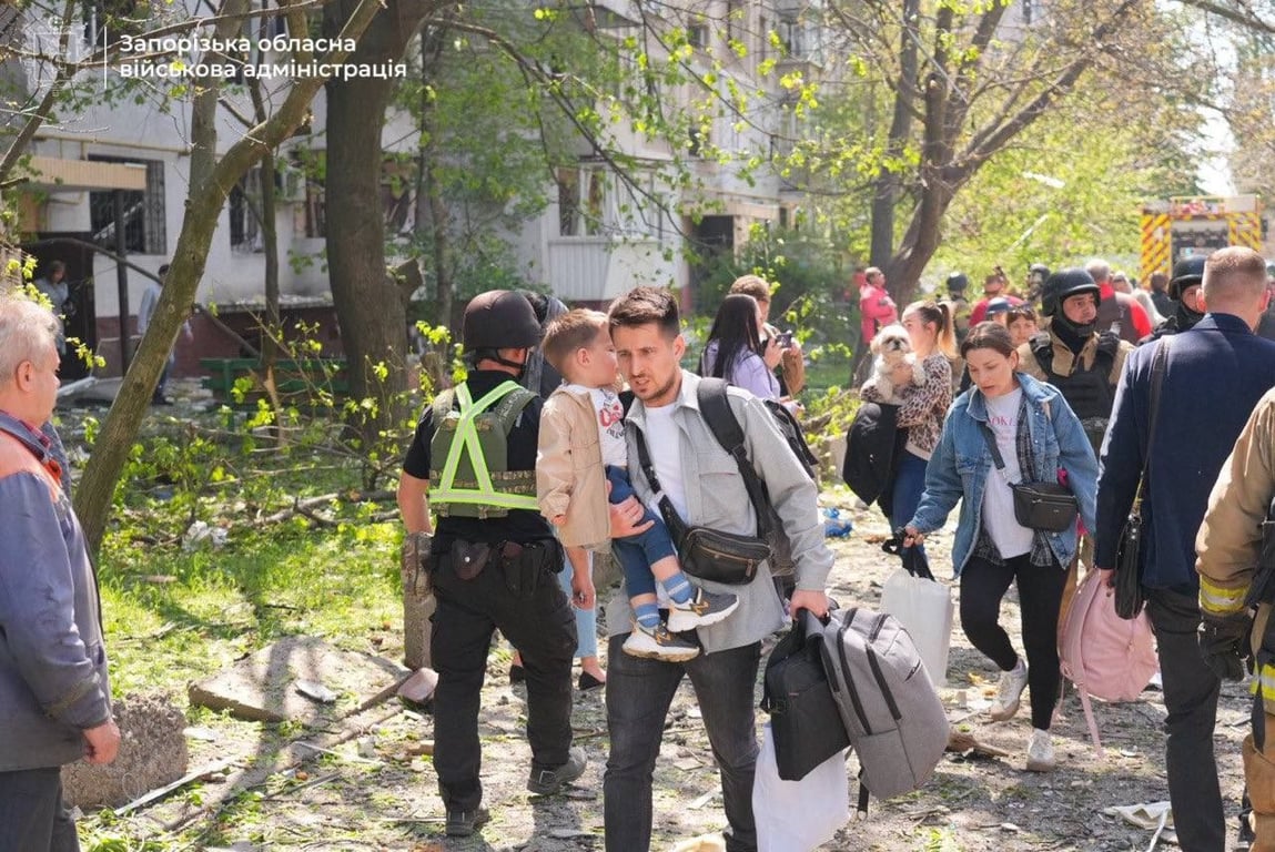 Strike on Zaporizhzhia