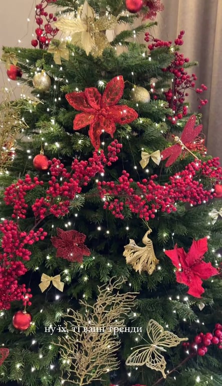 Новорічна ялинка в будинку Остапчуків