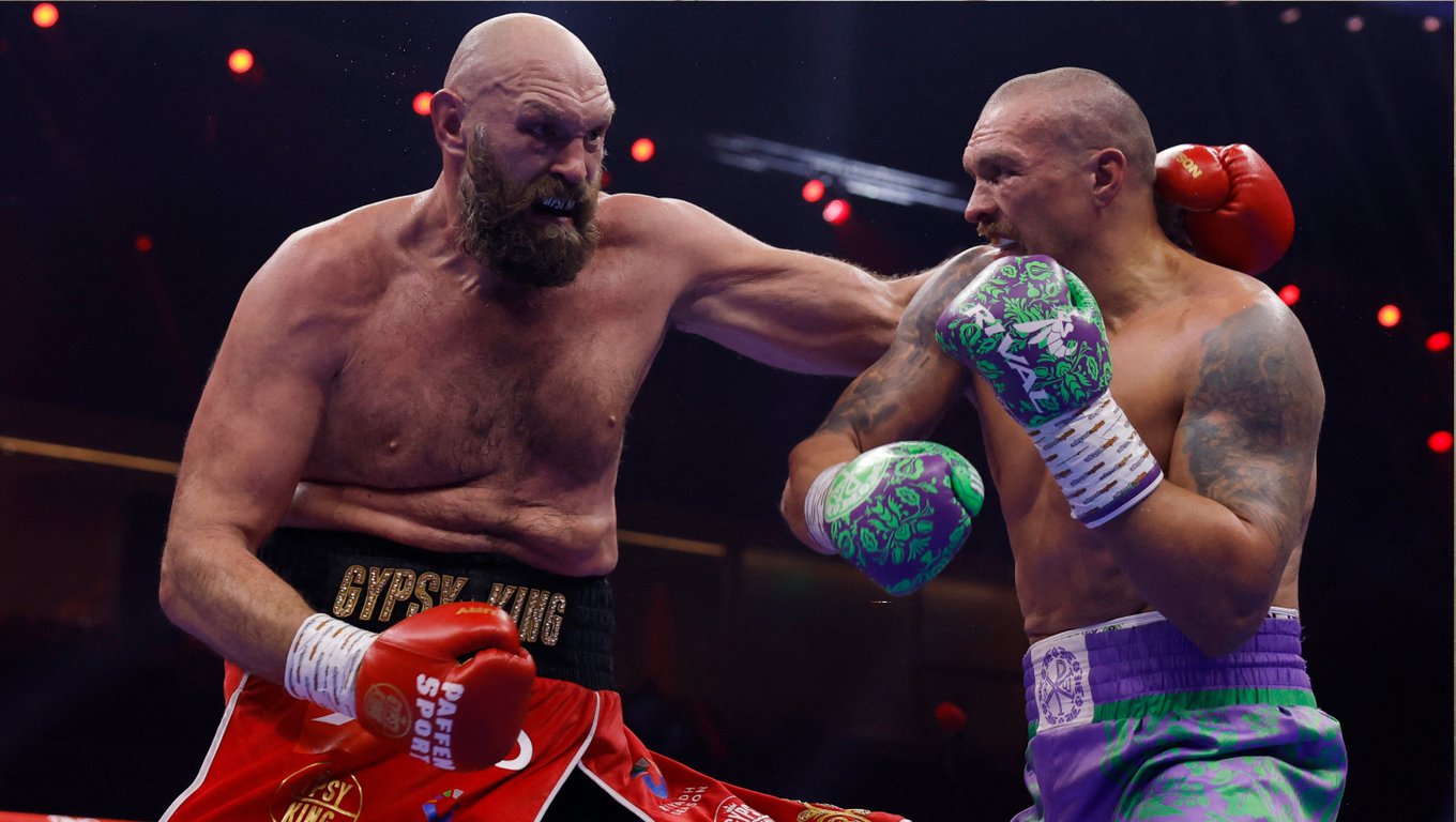 Олександр Усик та Тайсон Ф'юрі