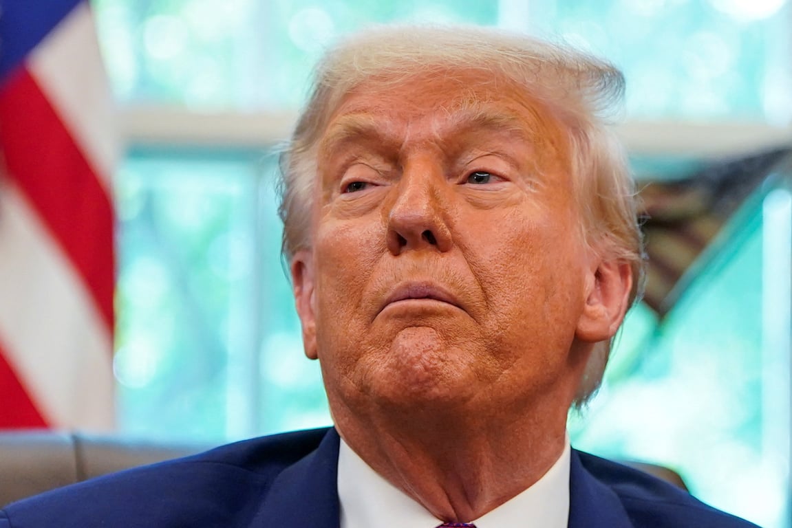 The leader of the United States Trump