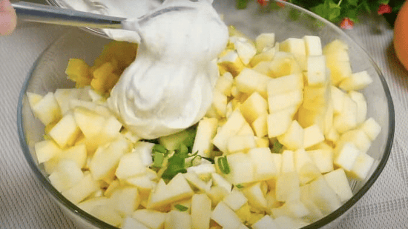 рецепт смачного салату з картоплею