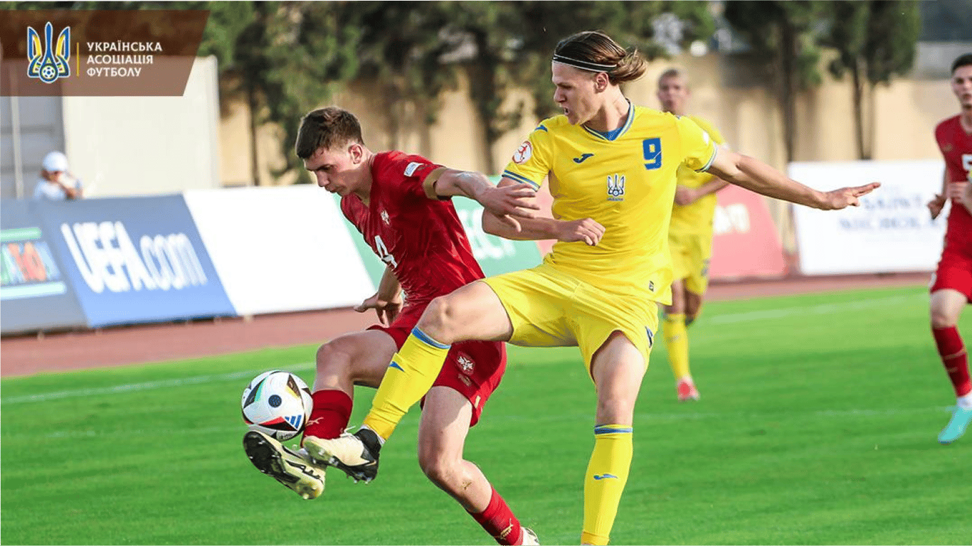 Збірна України U-17 поступилась Сербії у першому матчі Чемпіонату Євро-2024