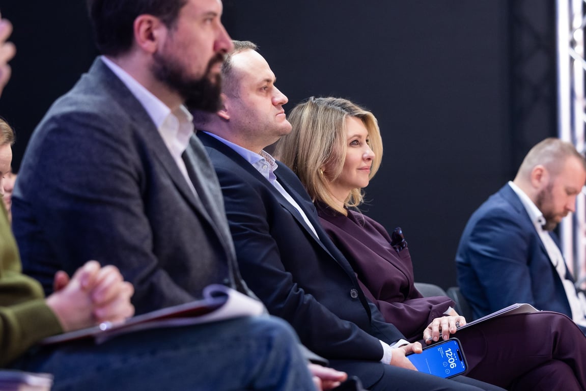 Елена Зеленская во время встречи