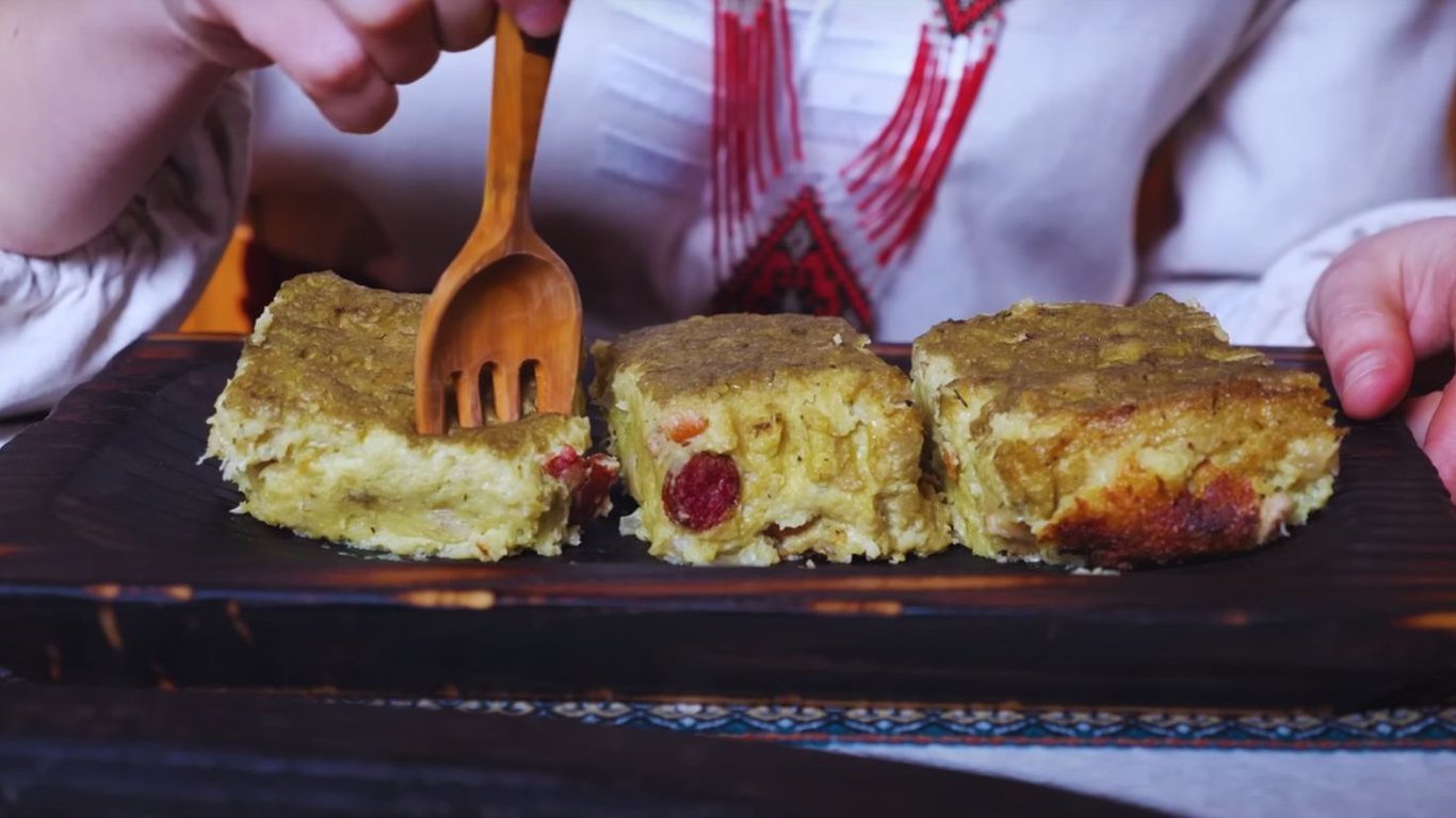 Аутентичное украинское блюдо с картофелем — видео рецепт