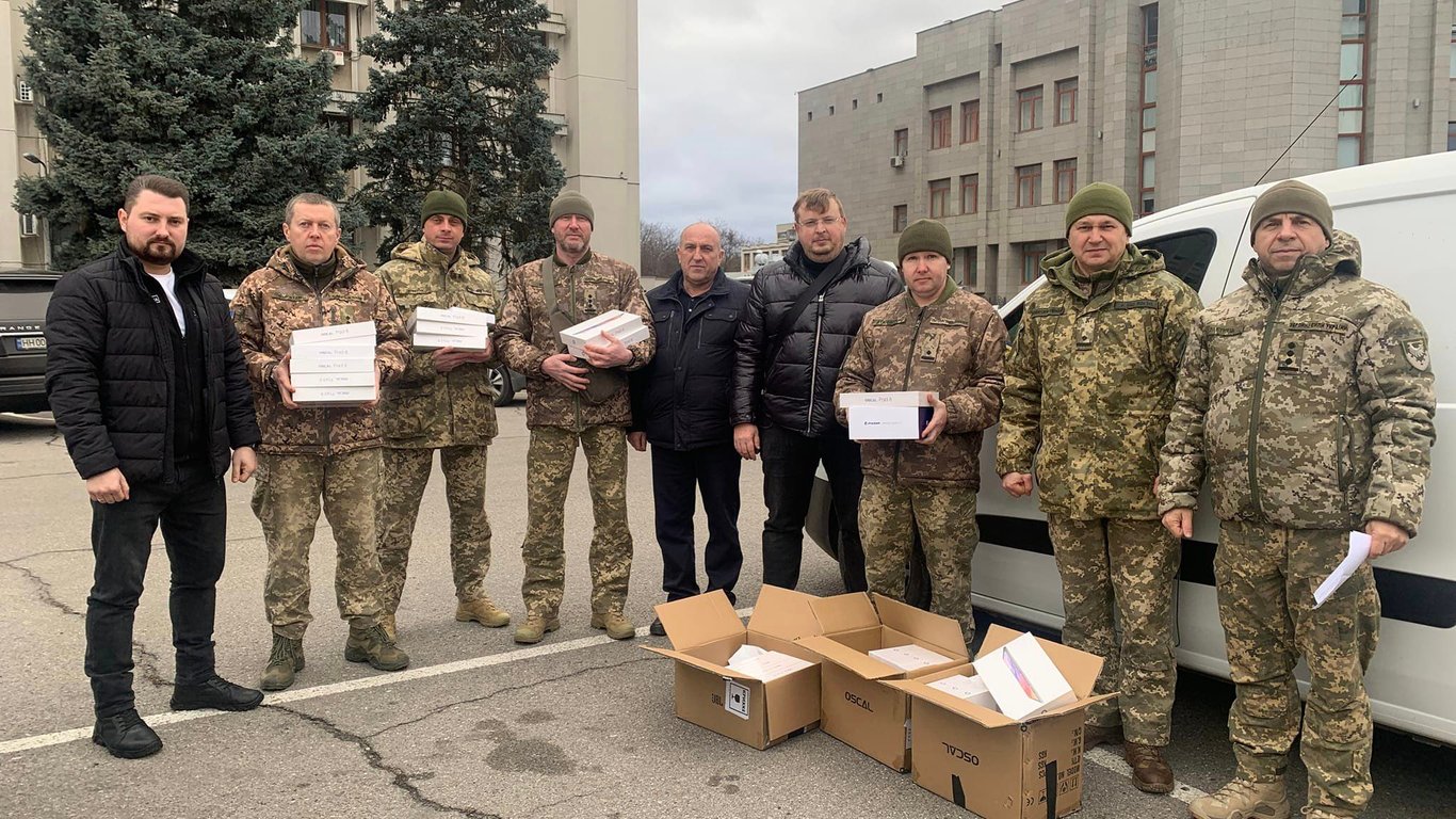 Одесские аграрии передали помощь для подразделений ПВО