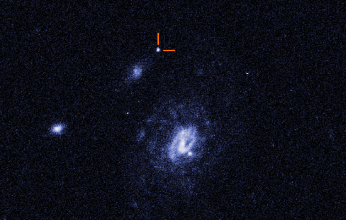 Явление LFBOT, зафиксированное во Вселенной телескопом "Хаббл"