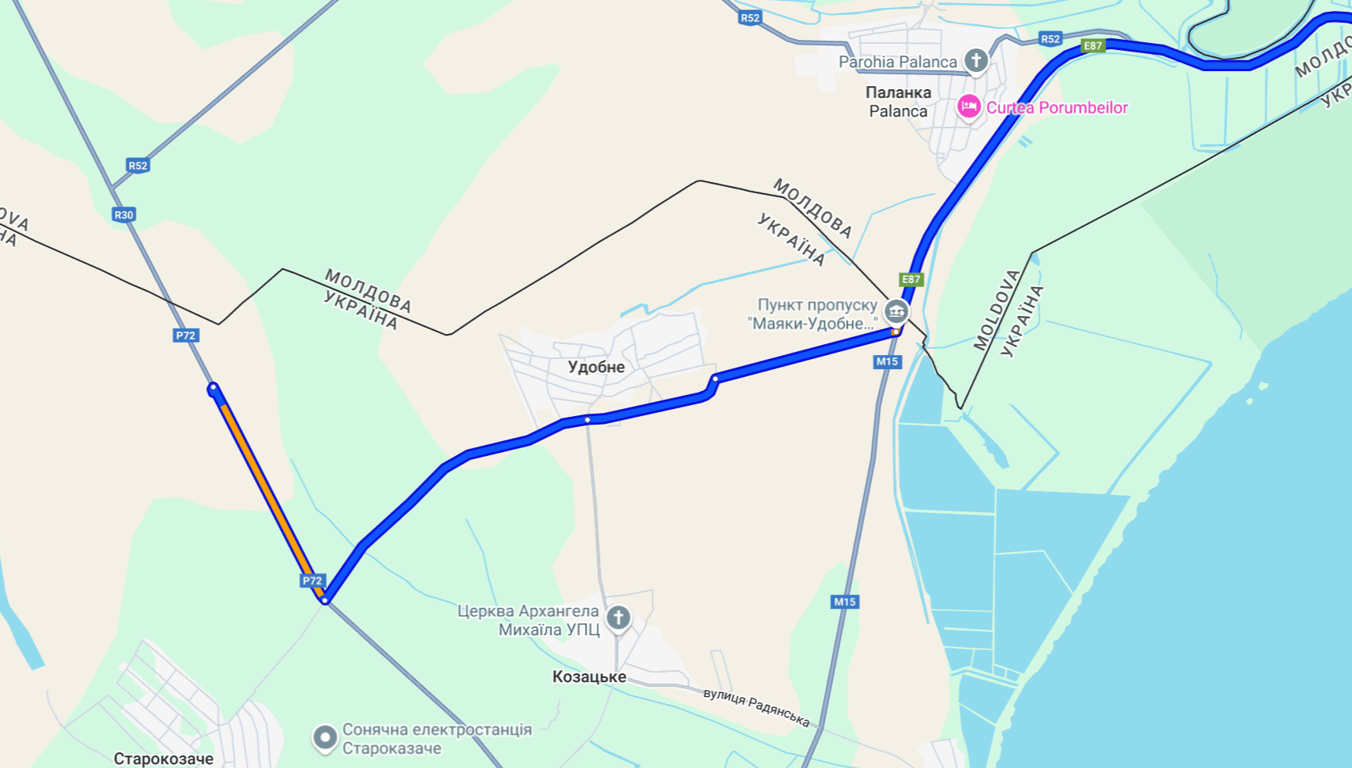 Ситуація на трасі Одеса-Рені — де краще перетнути кордон сьогодні - фото 2