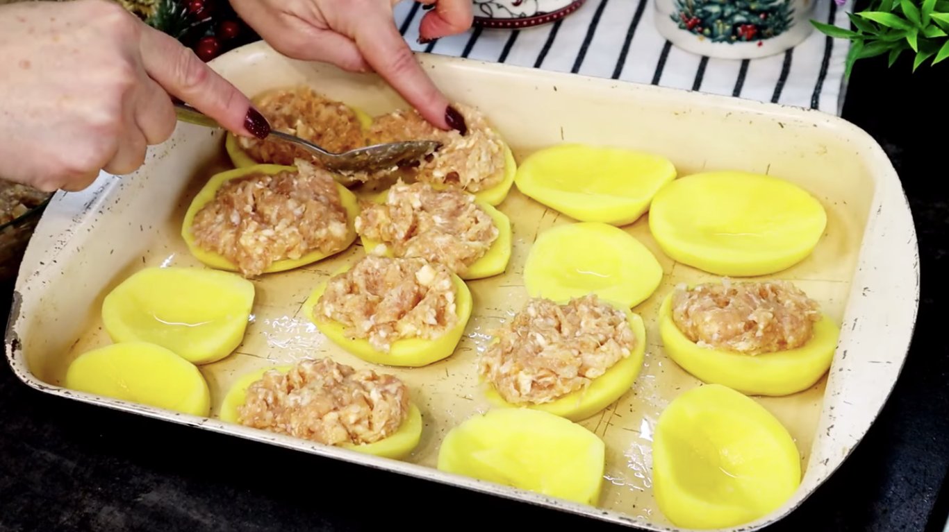 рецепт фаршированої картоплі