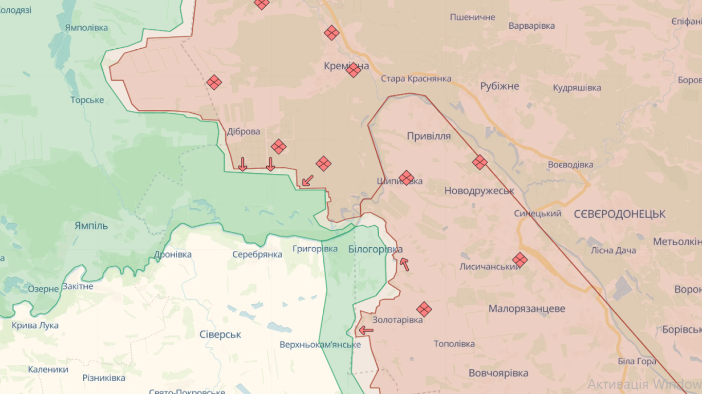 Карта бойових дій в Україні онлайн сьогодні, 06.11.2023 — DeepState, Liveuamap, ISW