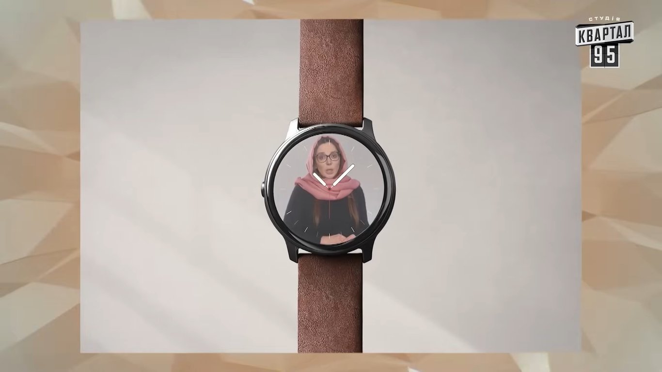 Жарт про Оксану Марченка в шоу "Пекучі News". Фото: скриншот