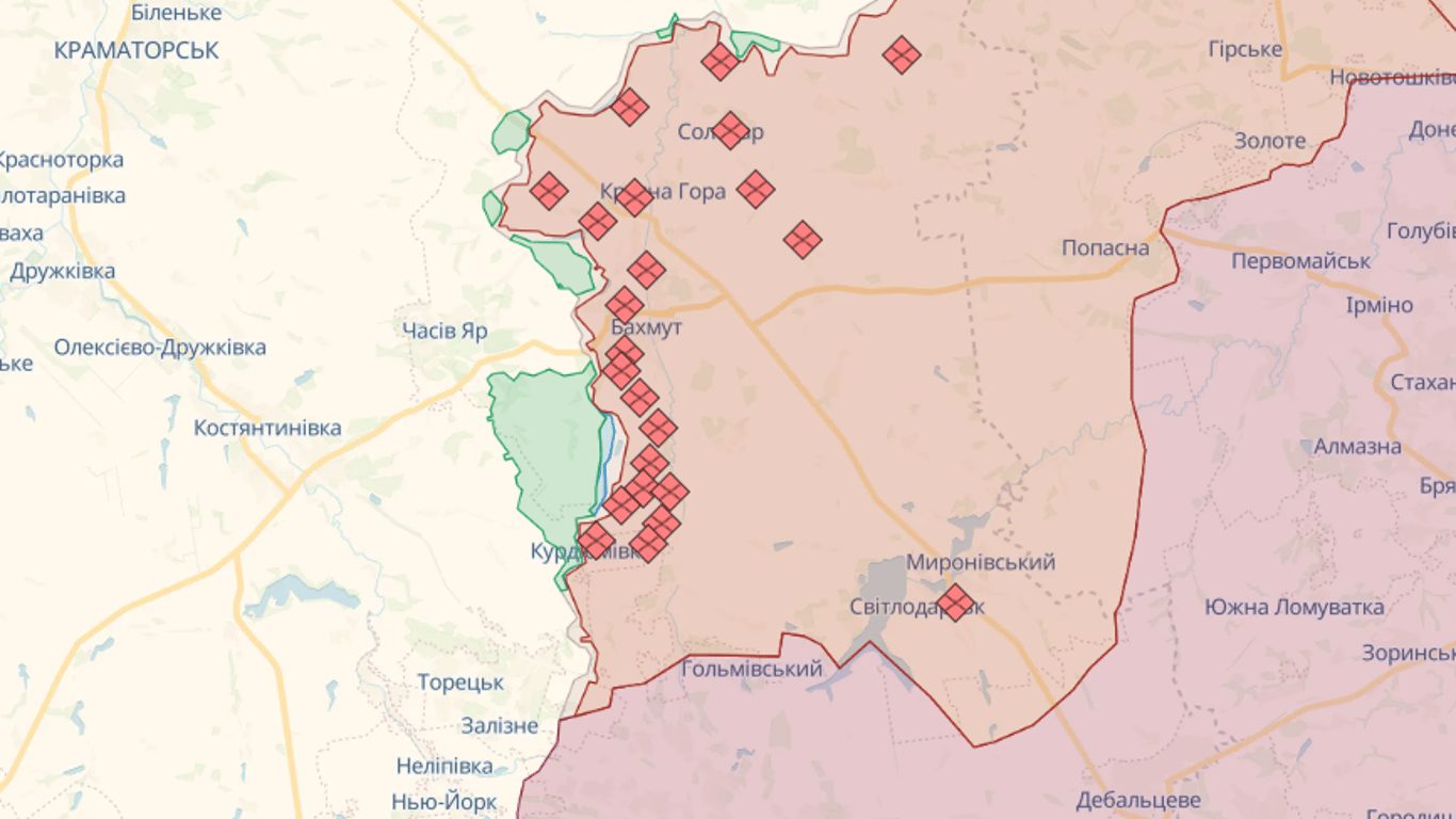Карта бойових дій в Україні онлайн сьогодні, 23.10.2023 — DeepState, Liveuamap, ISW