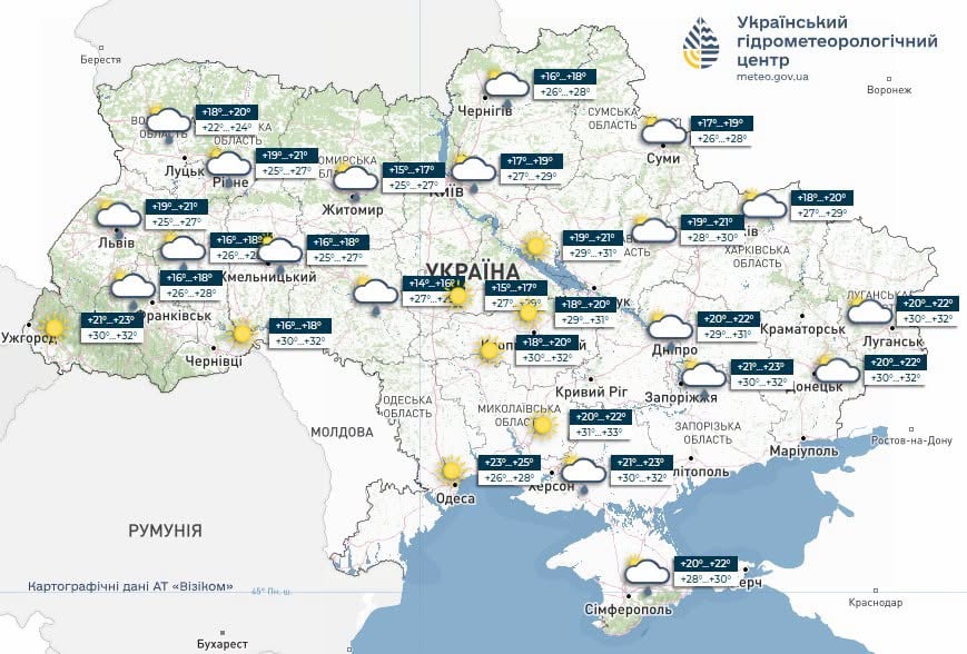 До +33° і різке похолодання: синоптик Діденко дала прогноз погоди - фото 1