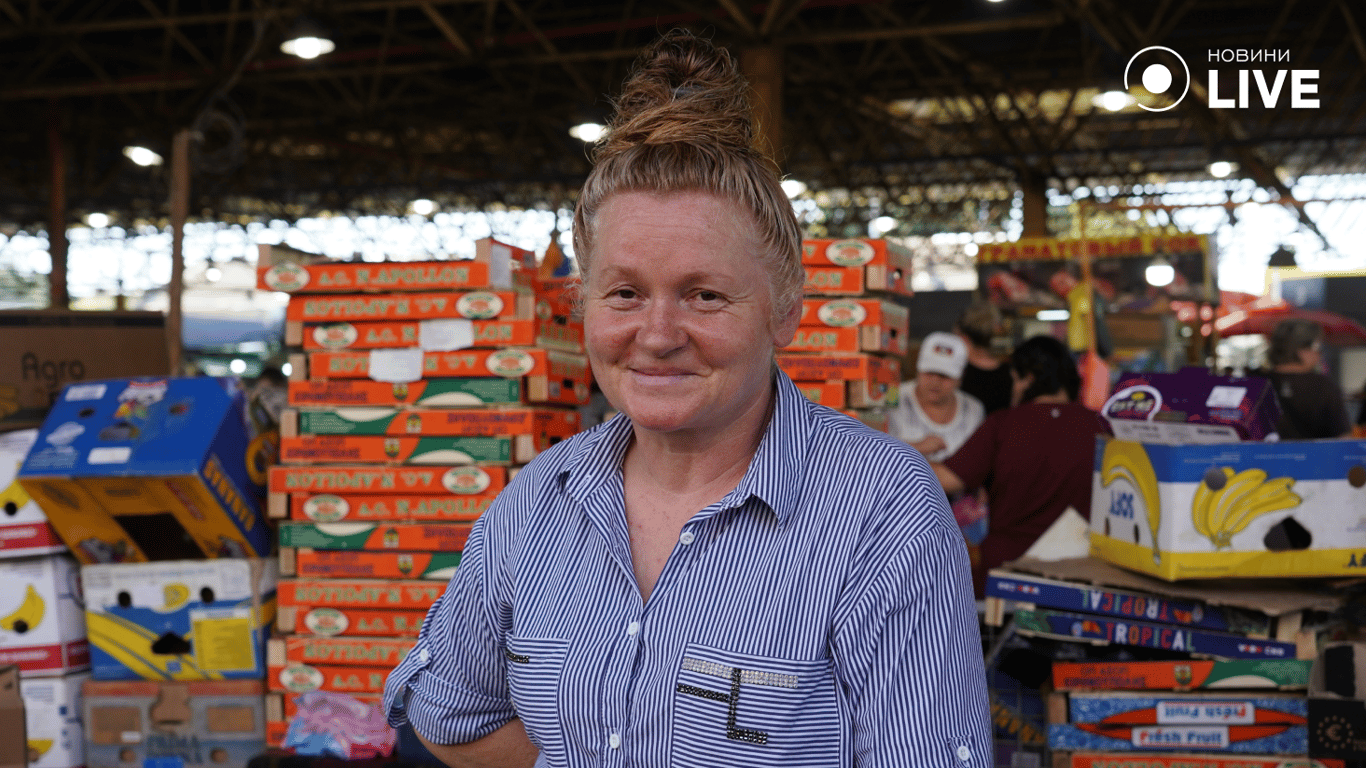 Продавец Валентина. Фото: Новини.LIVE