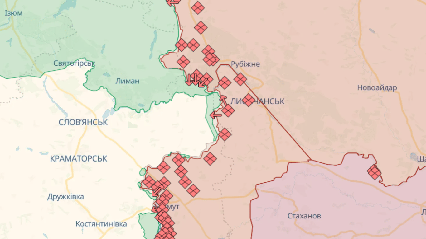 Карта бойових дій в Україні онлайн сьогодні, 29.10.2023 — DeepState, Liveuamap, ISW