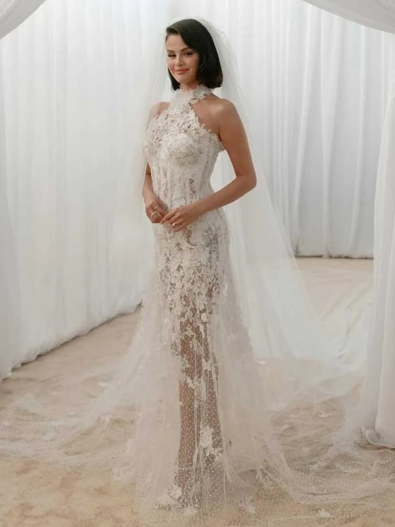 Selena Gomez wedding dress