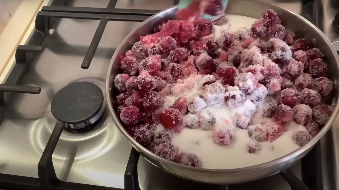 рецепт густого вишневого варення 