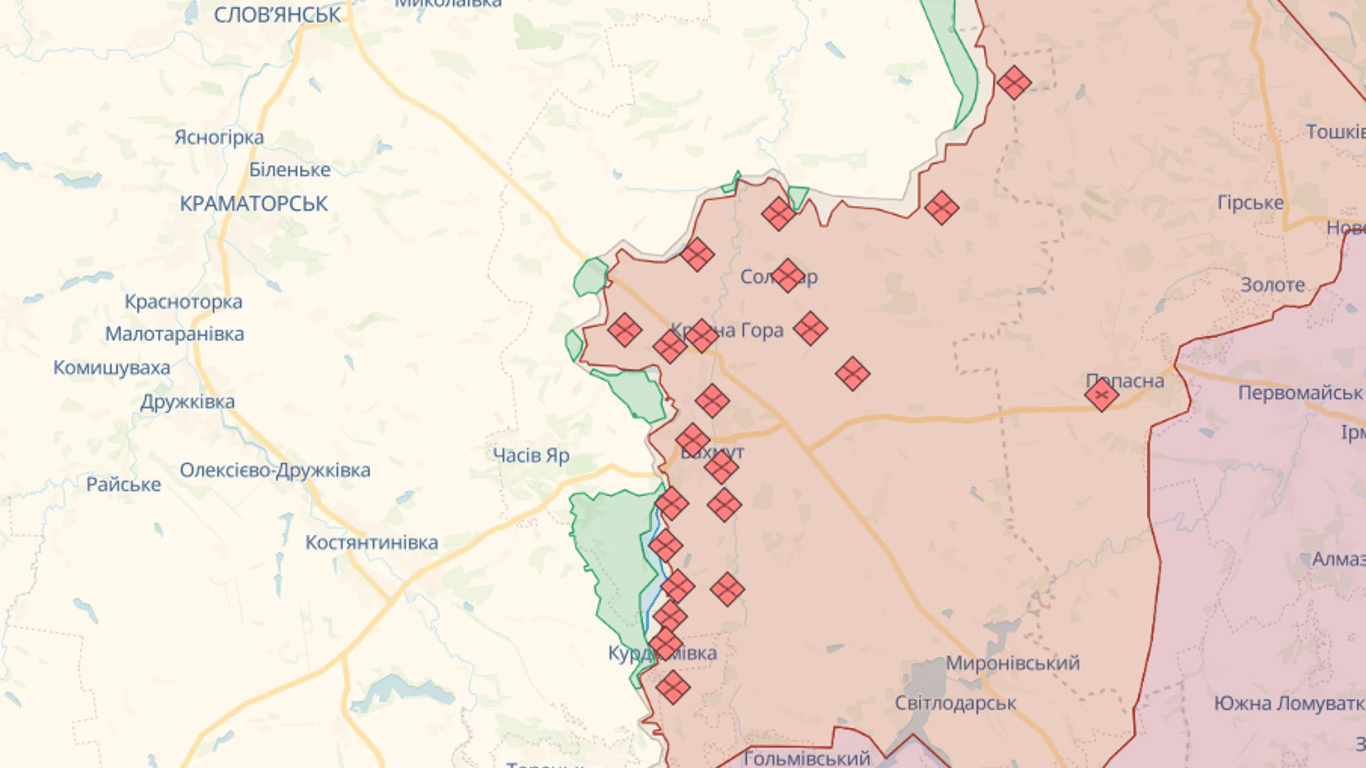 Карта бойових дій в Україні онлайн сьогодні, 28.08.2023: DeepState, Liveuamap, ISW