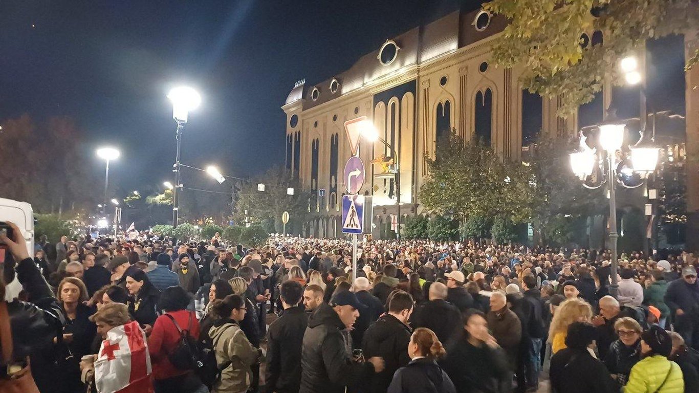 В Грузії тисячі людей зібралися на акції протесту