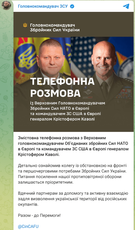 Залужный и Каволи