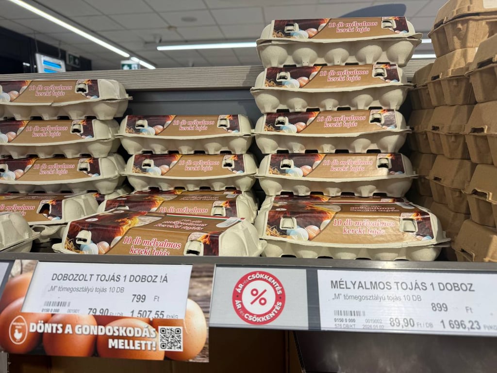 Яйця в Угорщині
