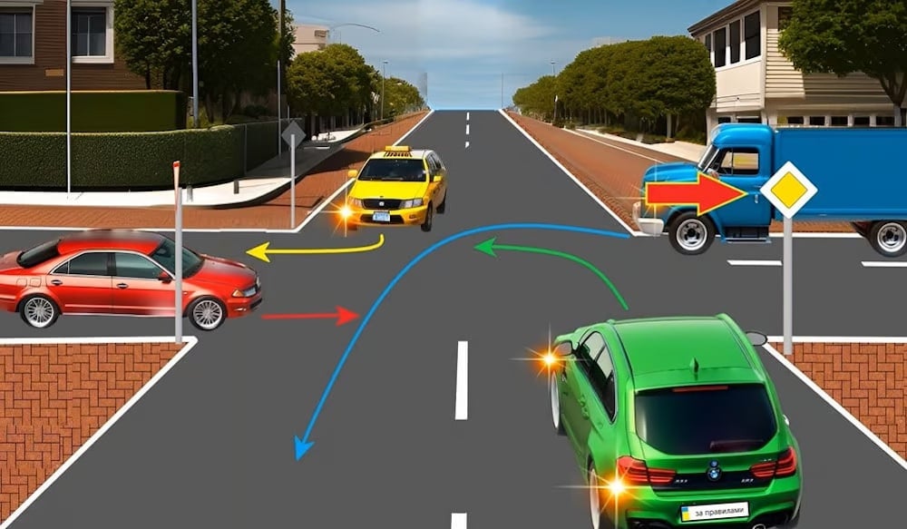 Дорожній знак 2.3 "Головна дорога".