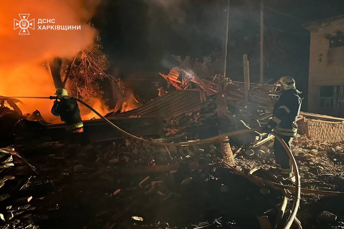 Авиаудар по пригороду Харькова