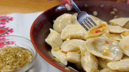 Вареники с капустой — послушное тесто и чесночная заправка - 285x160