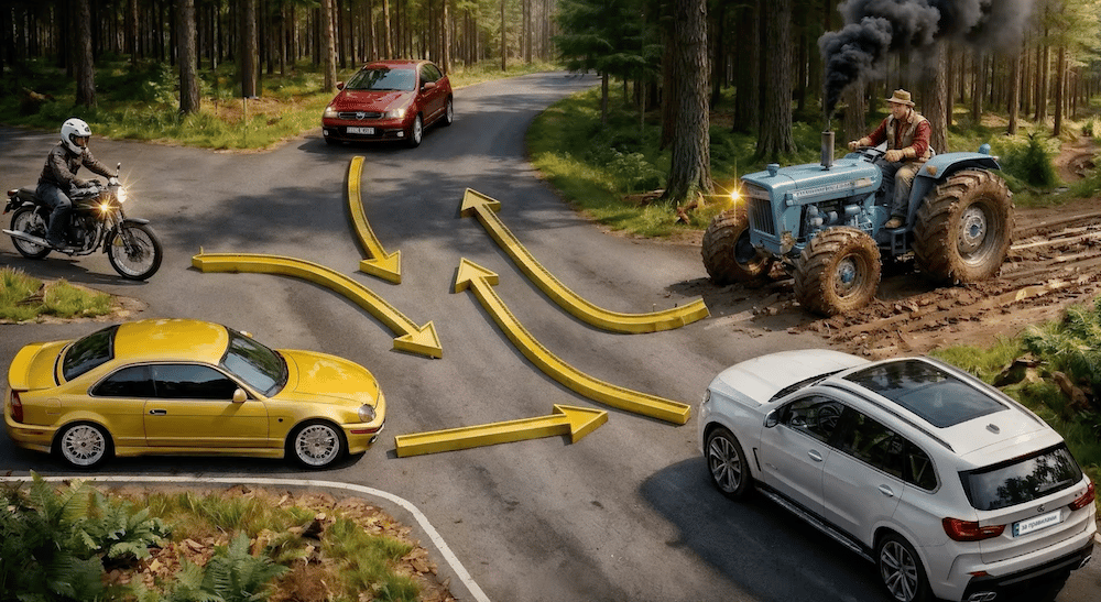 Тест ПДР: хто за ким проїде