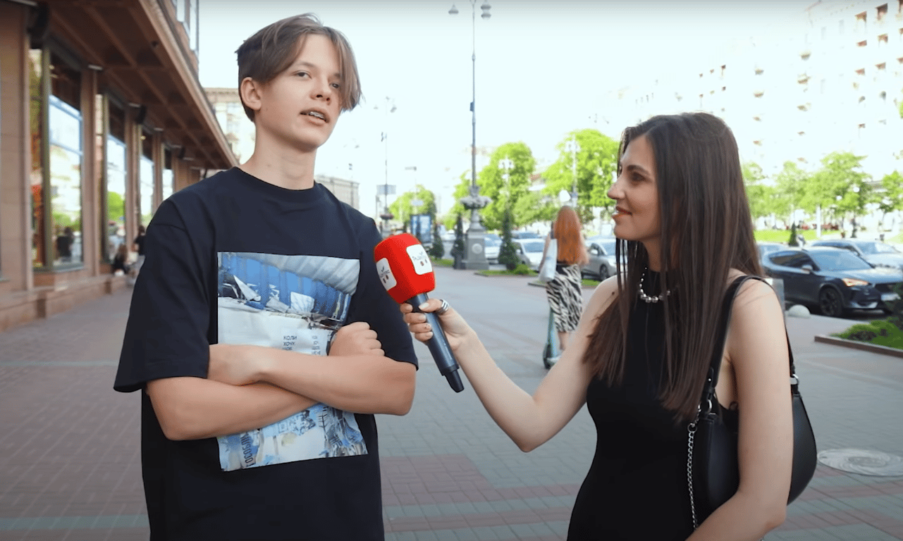 Сын Потапа на интервью