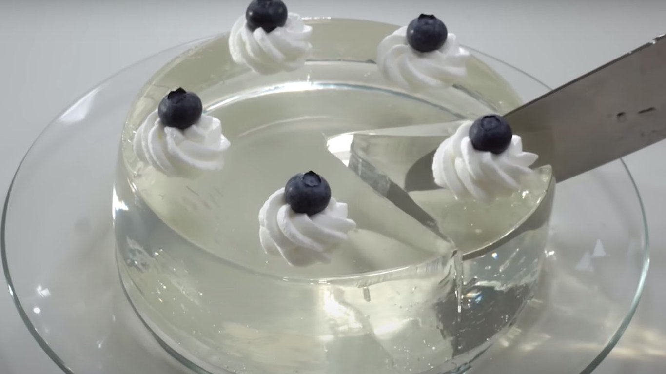 простий рецепт десерту з желе та спрайту