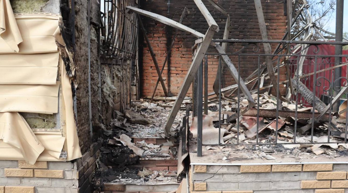 пожар студенок