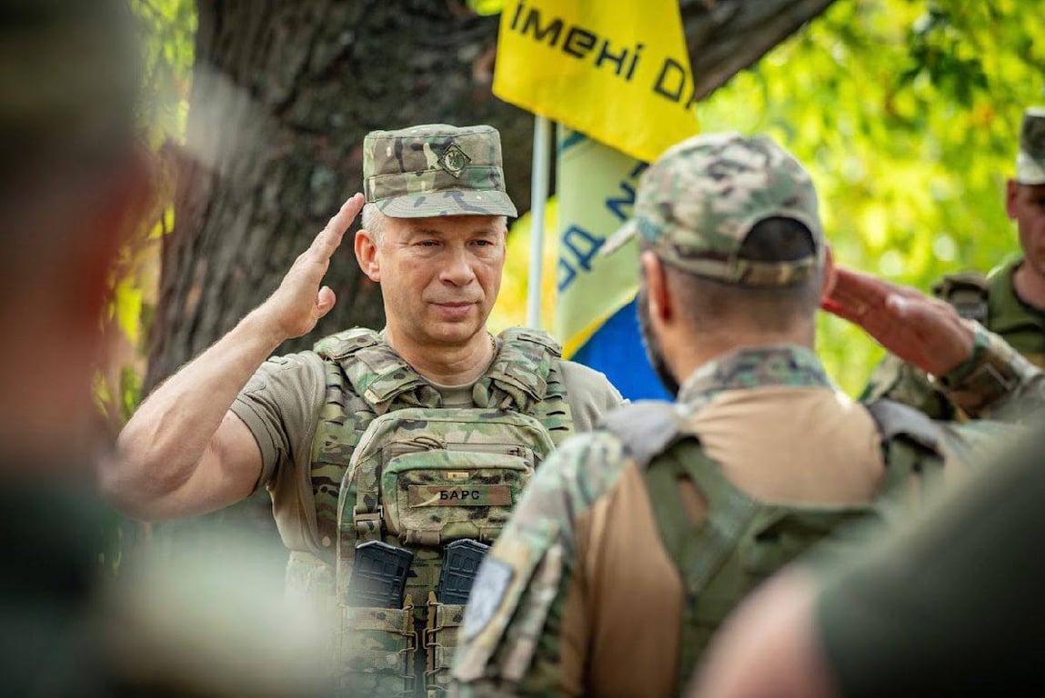 Сирський на фронті