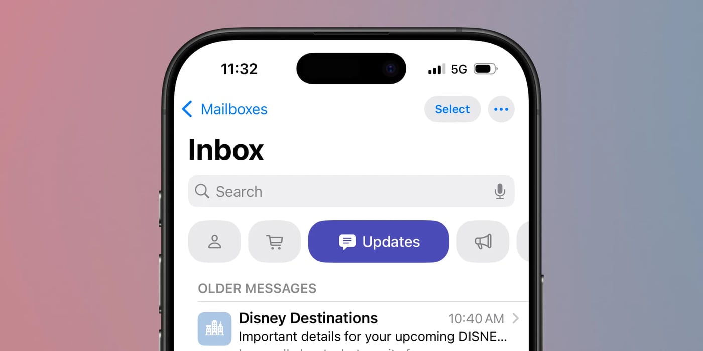 Улучшения в Apple Mail