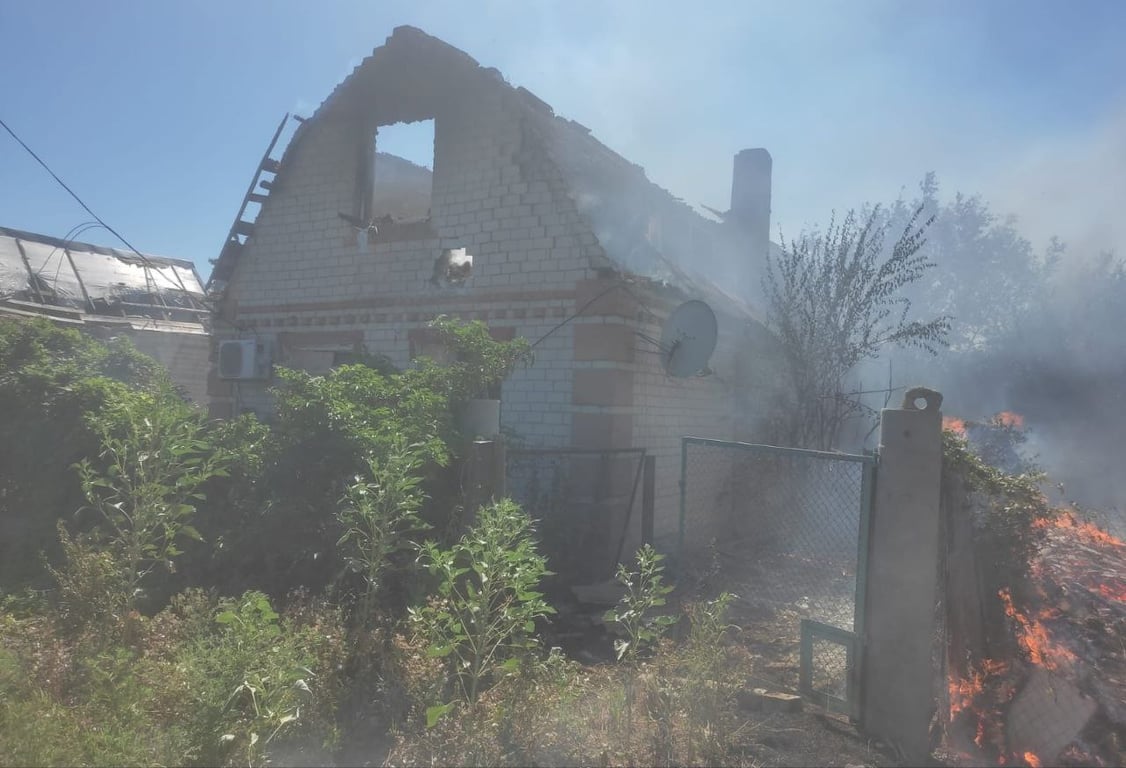 пожежа обстріл