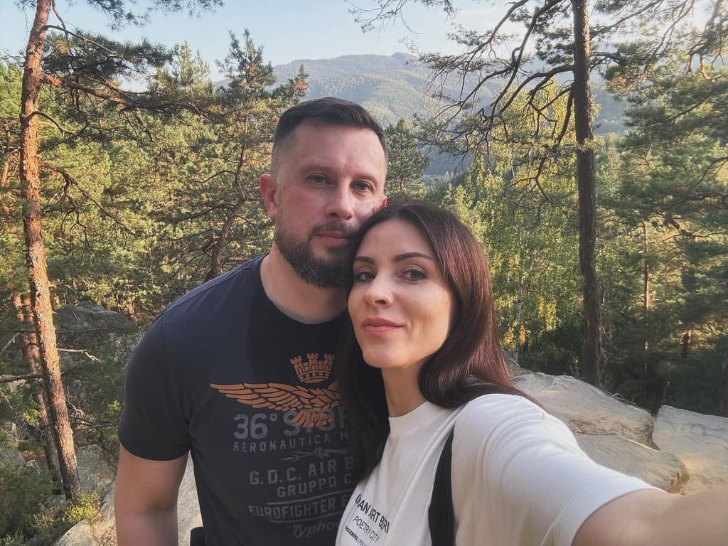 Андрій Білецький з дружиною