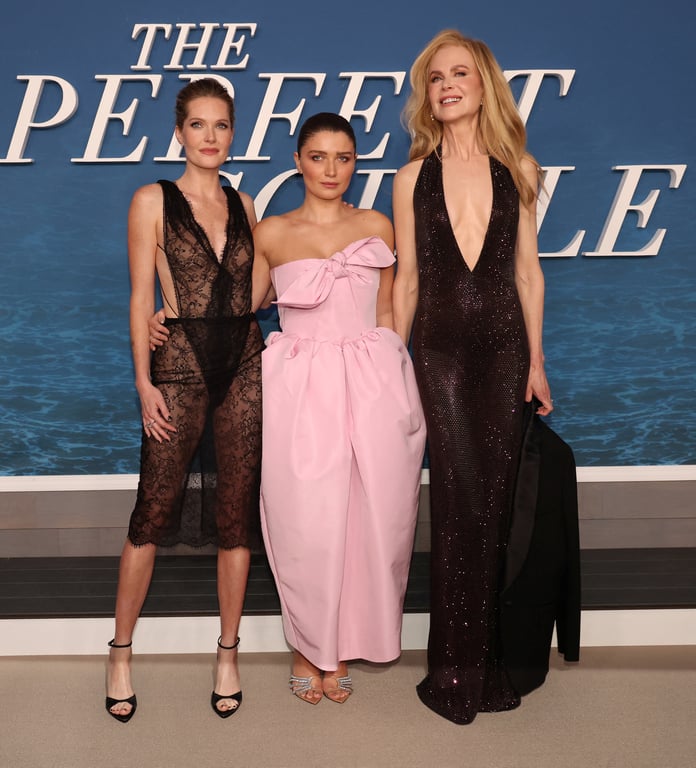 Акторка Ніколь Кідман з колегами за серіалом